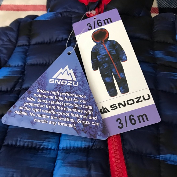🆕 Snozu infant Snowsuit, Blue, 3/6 Months - Picture 4 of 4